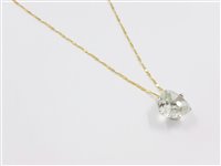 Halskette Comete Dame in Gelbgold Ametista 6.6 Ct GLB501 - GLB501